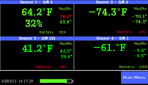 Temperature Monitoring and Recording of Ship hull / Cargo Haul