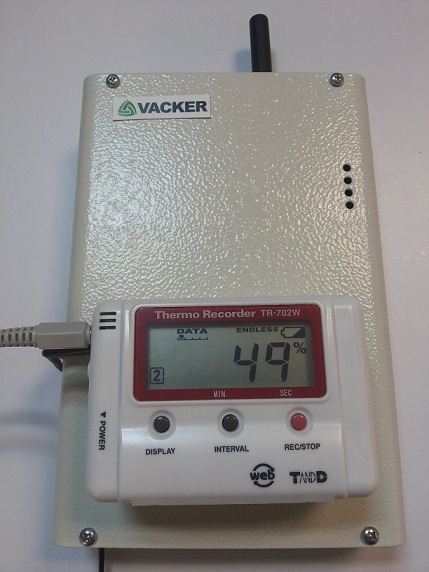 درجة الحرارة الاستشعار & جهاز استشعار الرطوبة مع تنبيه المكالمات الهاتف