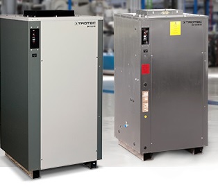 Dehumidifier for chocolate factories