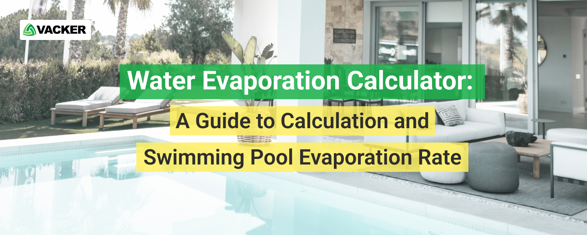 Water Evaporation Calculator: A Guide to Calculation and Swimming Pool Evaporation Rate